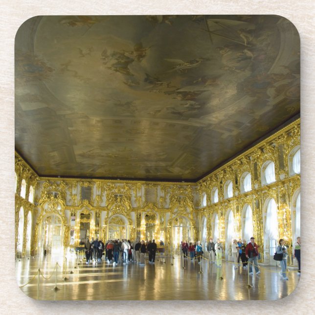 Russia, St. Petersburg, Catherine's Palace (aka 8 Beverage Coaster (Front)
