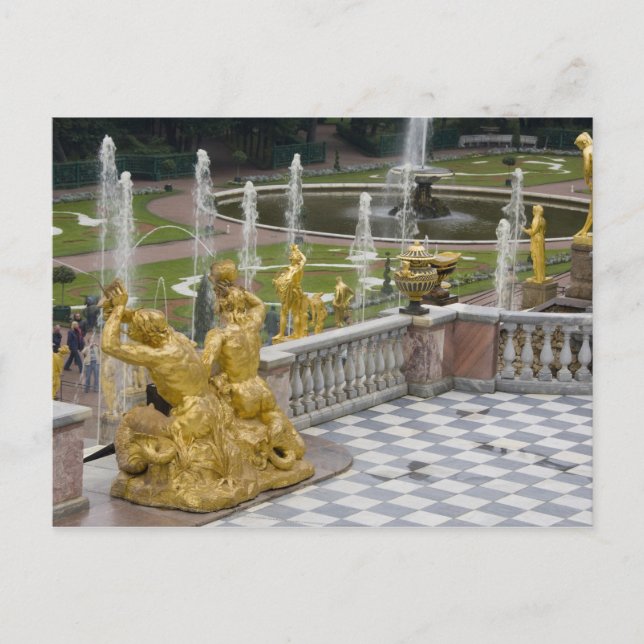 Russia, St. Petersburg, Peterhoff (aka 2 Postcard (Front)