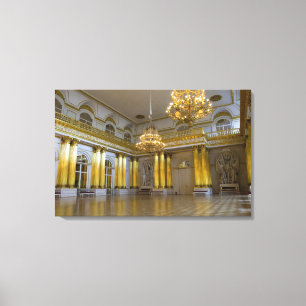 Russia, St. Petersburg, The Hermitage (aka 4 Canvas Print