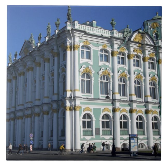 Russia, St. Petersburg, Winter Palace, The 4 Ceramic Tile (Front)