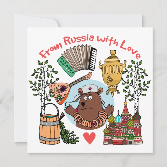 Russia Themed Card (Front)