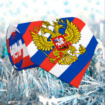 Russia Ties, fashion Russian Flag business Neck Tie<br><div class="desc">Neck Tie: Patriotic Russian Flag fashion stripes with Coat of Arms & Russia business design - love my country,  office wear,  travel,  national patriots / sports fans</div>