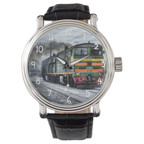 Russia Train Locomotive Watch