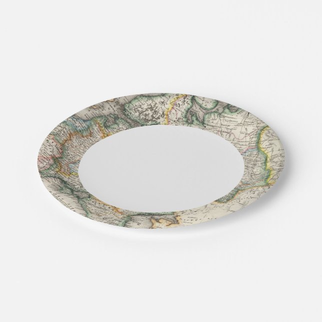 Russia, Ukraine Paper Plates (Angled)