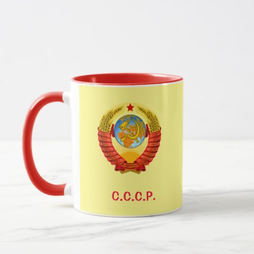 Russia USSR Coat Arms Mug