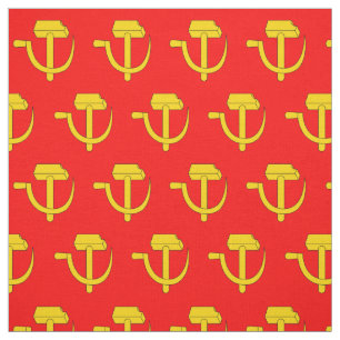 Russia USSR  Soviet Union red flag  Hammer sickle Fabric