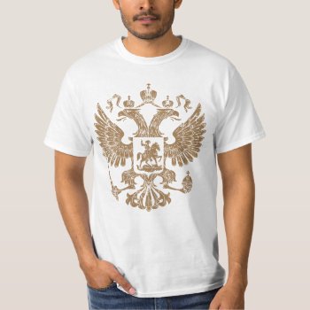 Russia Vintage Coat Of Arms T-shirt by allworldtees at Zazzle