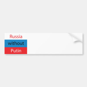 Russia without Putin Bumper Sticker