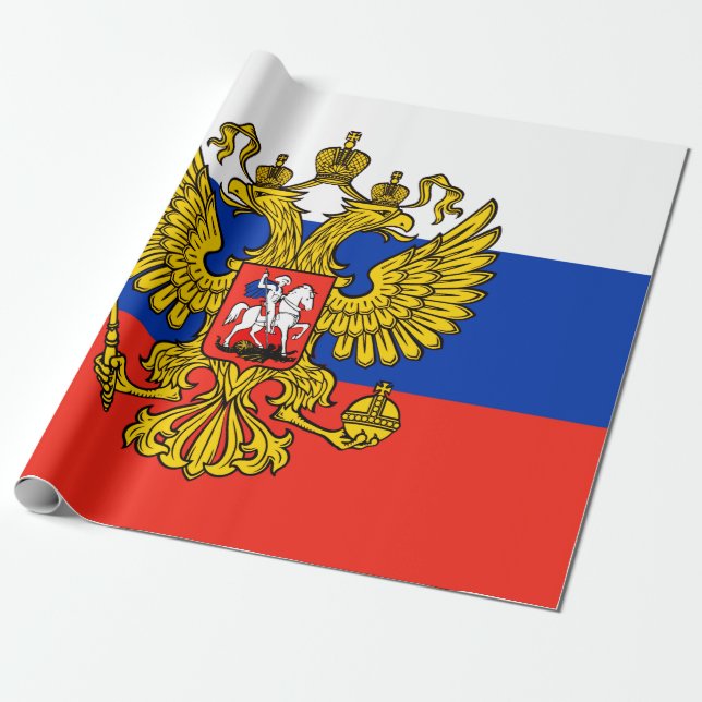 Russia Wrapping Paper (Unrolled)
