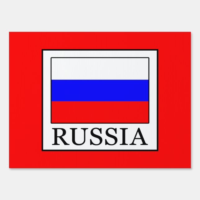 Russia Yard Sign (Front)