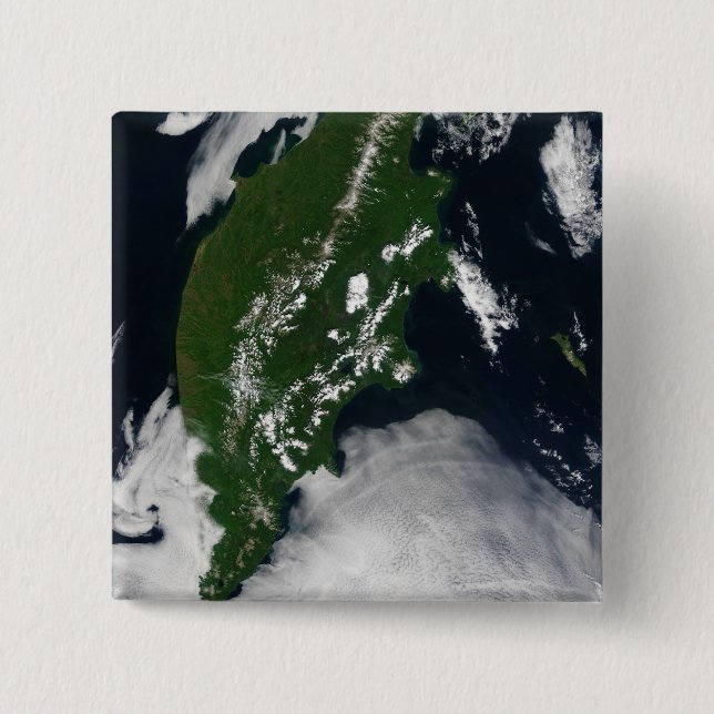 RussiaÃ¯Â¿Â½s Kamchatka Peninsula Pinback Button (Front)