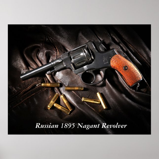 Russian 1895 Nagant Revolver Poster (Front)