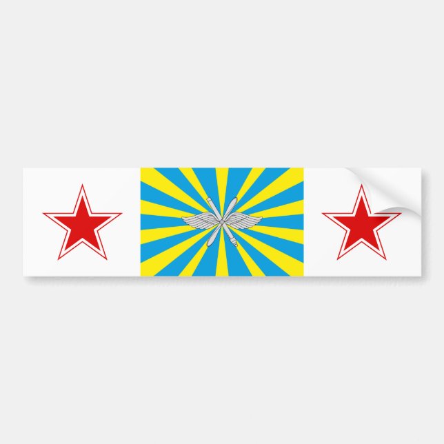 Russian Air Force Bumper Sticker (Front)