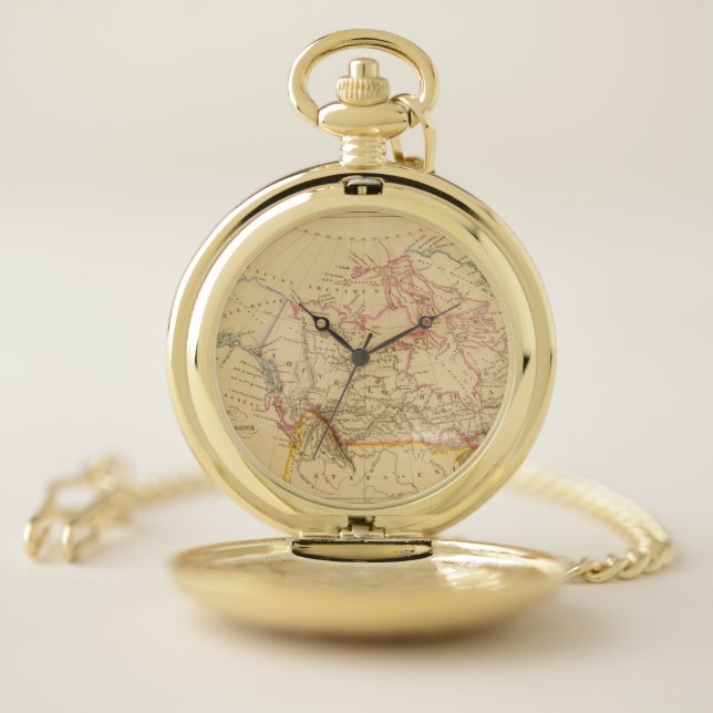 Russian America, New Britain and Canada Pocket Watch (Inside)
