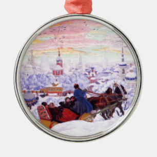 Russian Art Custom Christmas Gift Ornaments