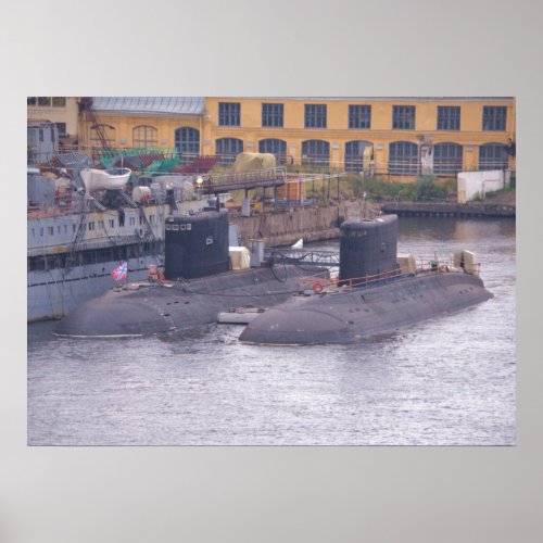 Russian Attack Submarines Poster