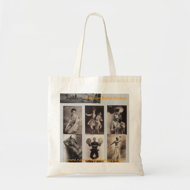 Russian Ballet History Tote Bag (Front)
