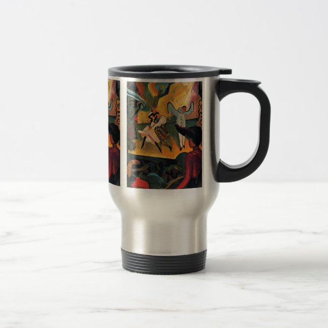 Russian Ballet (I) By Macke August Travel Mug (Right)