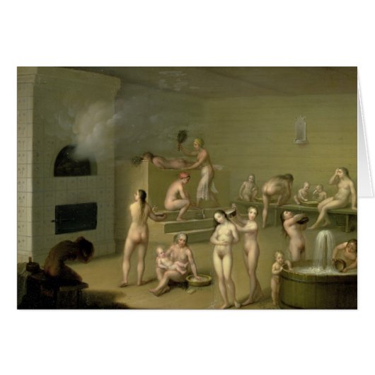 Russian Bath, 1825 Cards (Front Horizontal)