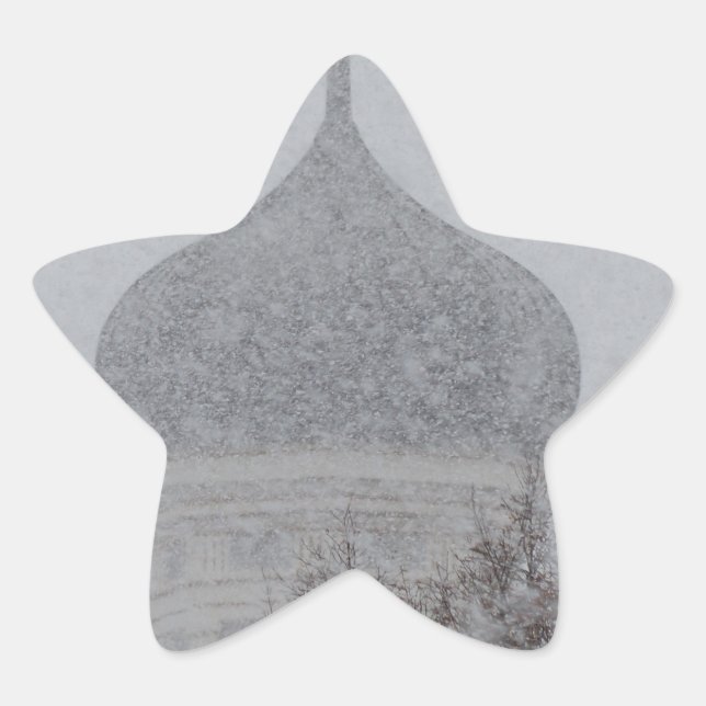 Russian Blizzard Star Sticker (Front)