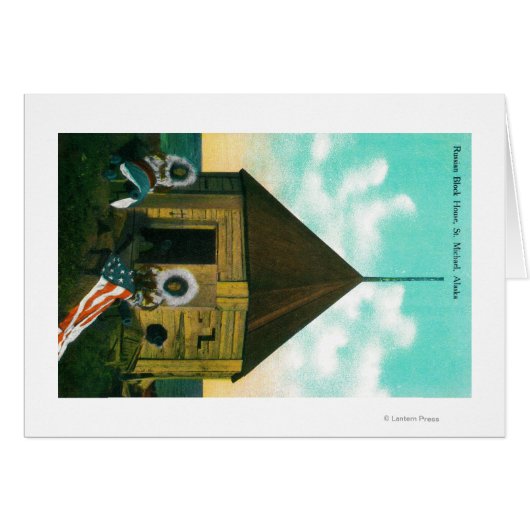 Russian Block House in St. Michael, Alaska (Front Horizontal)