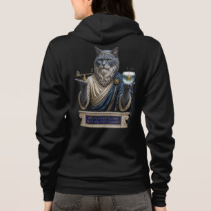Russian Blue Archimedes Cat Hoodie