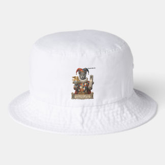 Russian Blue Arlequin Cat Bucket Hat