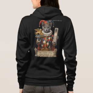 Russian Blue Arlequin Cat Hoodie