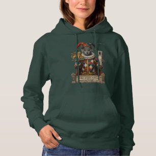 Russian Blue Arlequin Cat Hoodie