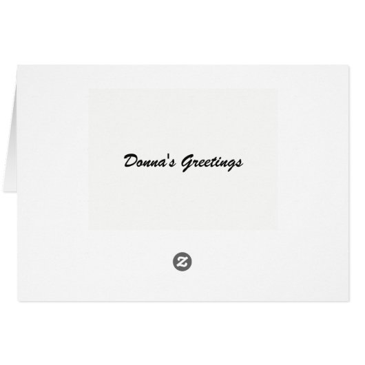 Russian Blue, Cat Card. (Back Horizontal)