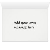 Russian Blue, Cat Card. (Inside Horizontal (Bottom))