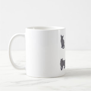 Russian blue cat Delight � Cute Animal Art Coffee Mug