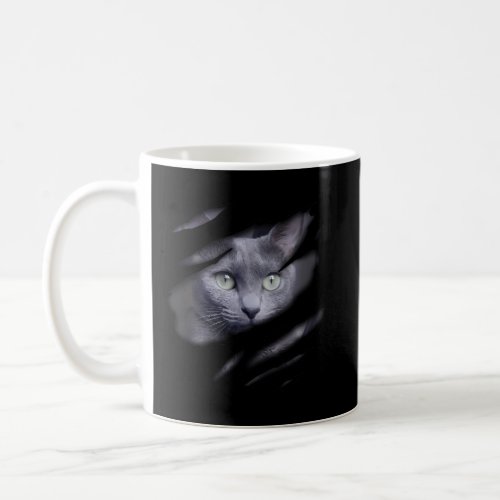 Russian Blue Cat In Me Catdesign Purebred Cat Coffee Mug