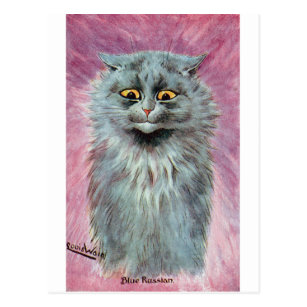 Russian Blue Cats Postcards No Minimum Quantity Zazzle
