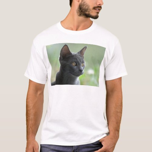 Russian Blue Cat T_Shirt
