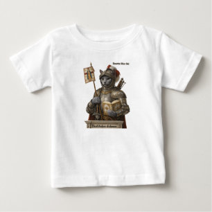 Russian Blue Conquistador Cat – Honor & Legacy Baby T-Shirt