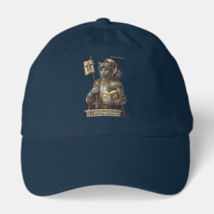 Russian Blue Conquistador Cat – Honor & Legacy Hat