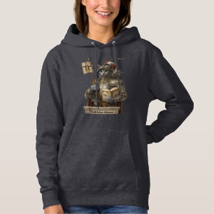 Russian Blue Conquistador Cat – Honor & Legacy Hoodie