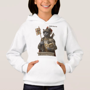 Russian Blue Conquistador Cat – Honor & Legacy Hoodie