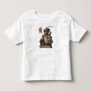 Russian Blue Conquistador Cat – Honor & Legacy Toddler T-shirt