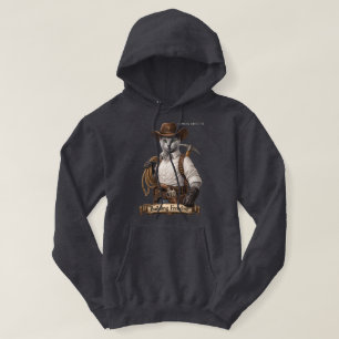 Russian Blue Cowboy Cat – Building Freedom Hoodie