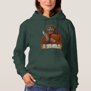 Russian Blue Dante Alighieri Cat Hoodie
