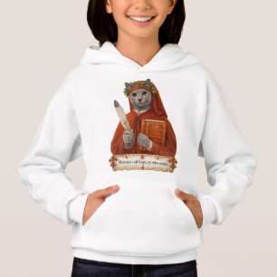 Russian Blue Dante Alighieri Cat Hoodie