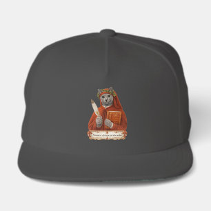 Russian Blue Dante Alighieri Cat Snap Back Hat