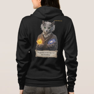 Russian Blue Einstein Cat - Imagination Hoodie
