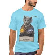 Russian Blue Einstein Cat - Imagination