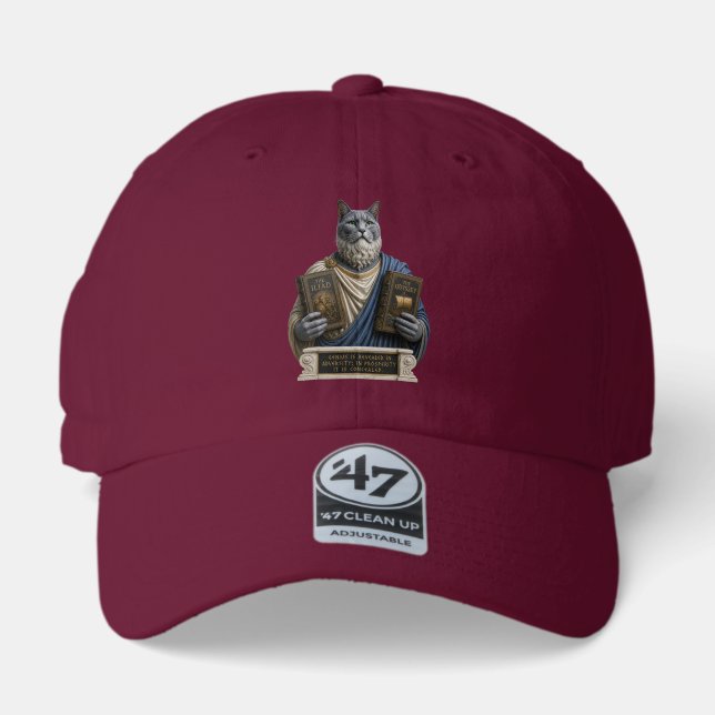Russian Blue Homer Cat 47 Brand Hat (Front)