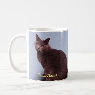 Russian Blue Kitty Cat Coffee Mug