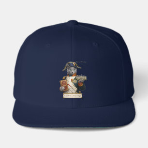 Russian Blue Napoleon Bonaparte Cat Visor