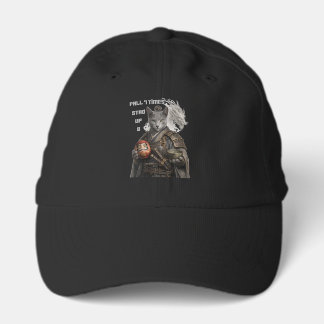Russian Blue Samurai Cat Performance Cap